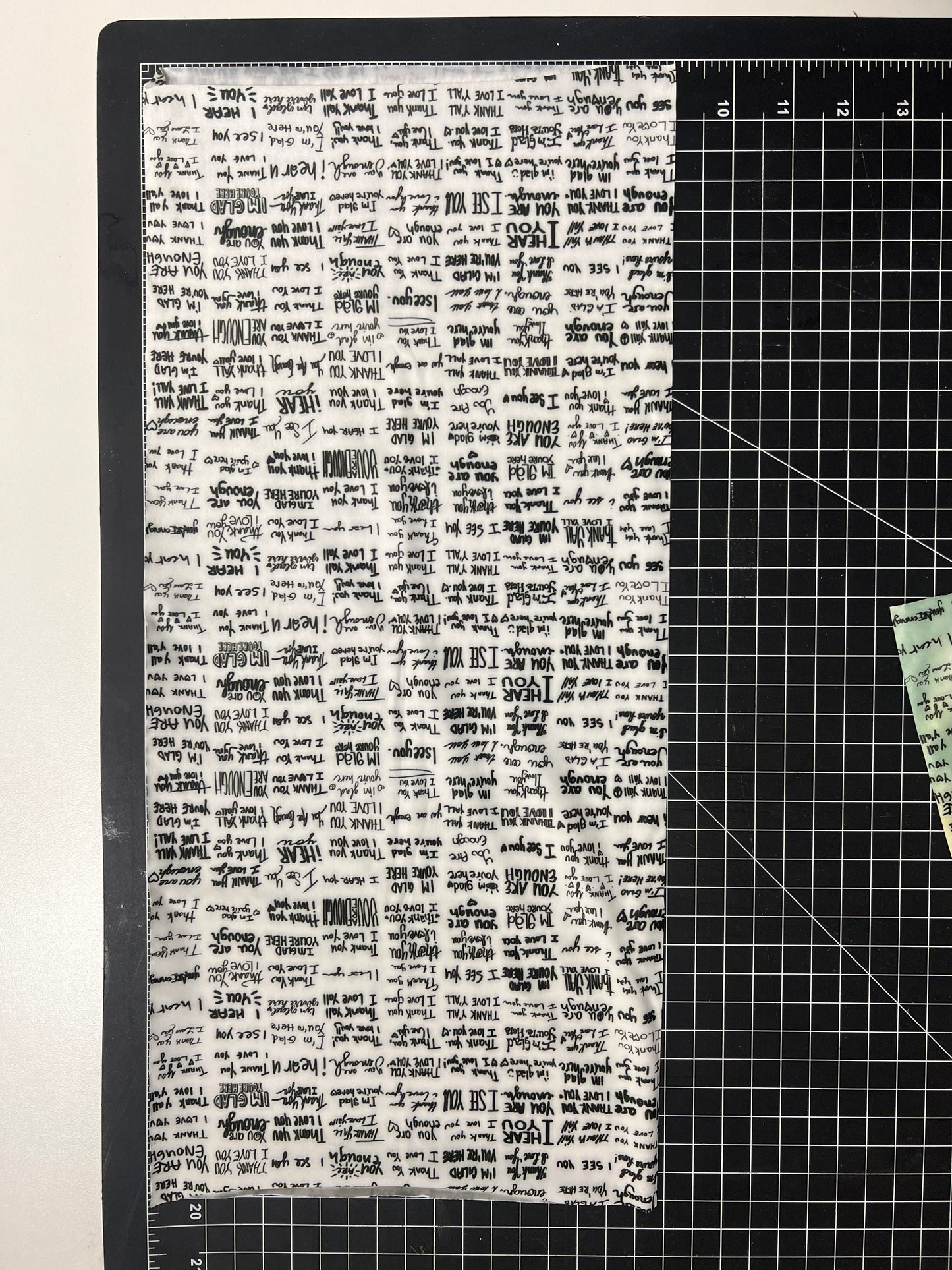 4x Handwritten Words of Love and Gratitude Head Buffs