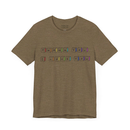 Colorful Keys of Gratitude Graphic T-Shirt