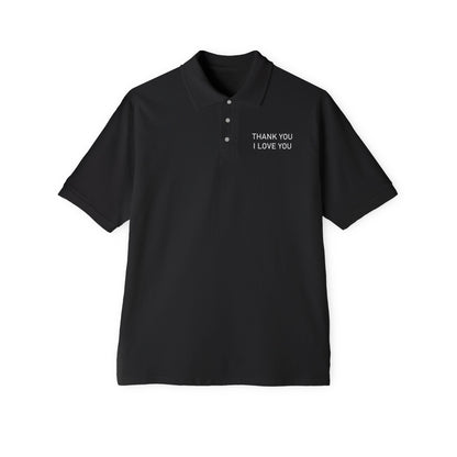 TYILY Men's Piqué Polo