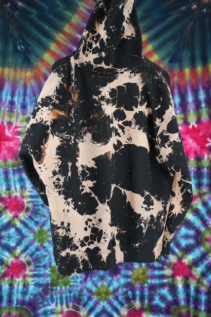 Bleach Splattered Hoodie (XL Only)