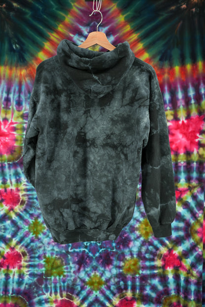 Dark Grey and Blueish Grey Crystal Hoodie