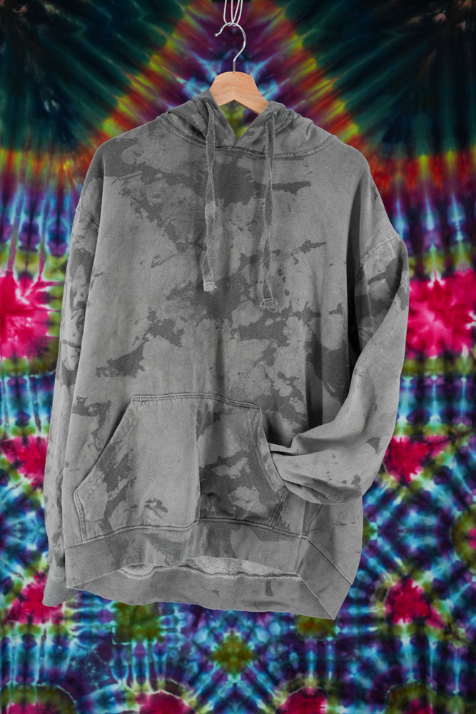 (2XL Only) Grey / Dark Grey Splatter Hoodie